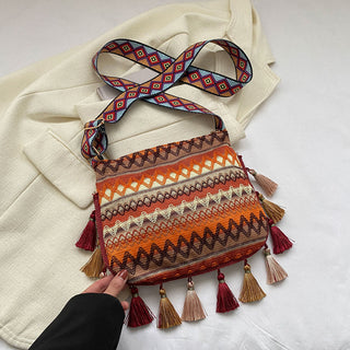 Fashion Bohemia Style Retro Tassel Bag
