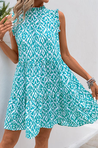 Fashion Printed Sleeveless Casual Dress