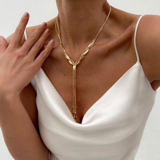 Fashion Minimalist Braided Necklace