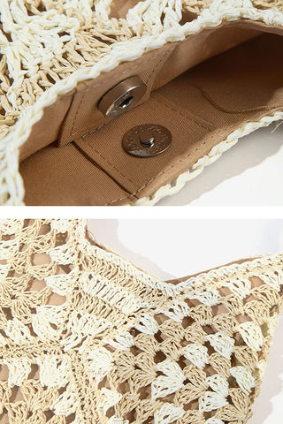 Fashion Women Hollow Weave Handbag