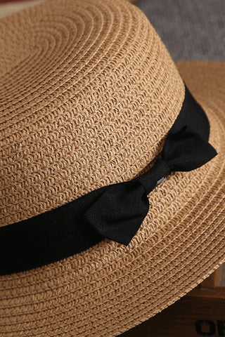 Fashion Retro Color Block Weave Hats