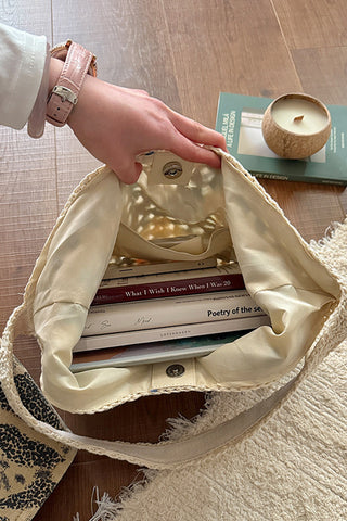Fashion Colorful Casual Weave Bag