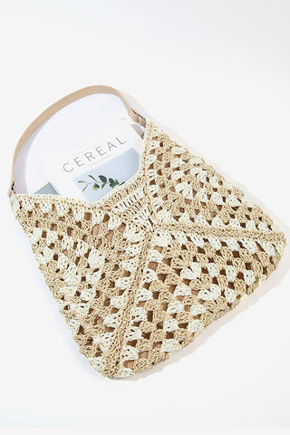 Fashion Women Hollow Weave Handbag