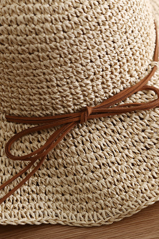 Fashion Women Color Block Weave Hats