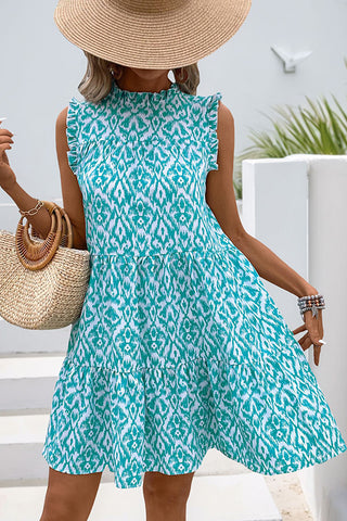 Fashion Printed Sleeveless Casual Dress