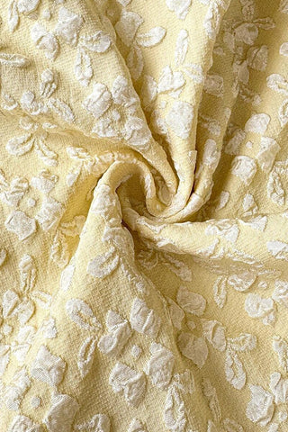 V Neck Bow Straps Jacquard Button Dress
