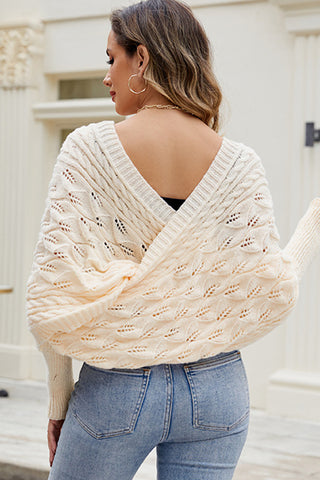 Cross Front  Solid Color Casusl Tops