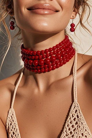 Fashion Layered Solid Short Necklace