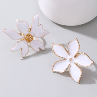 Flower Simple Alloy Ring
