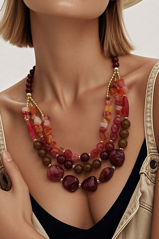 Fashion Layered Colorful Necklace