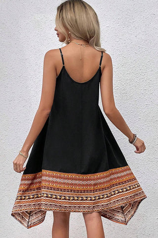 Irregular Ethnic style Casual Mini Dress
