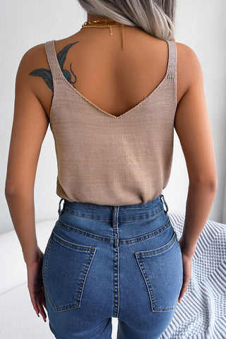 V Neck Fashion Solid Color Casual Tops