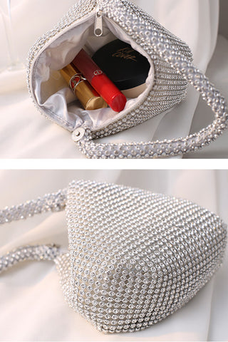 Handmade beaded evening bag