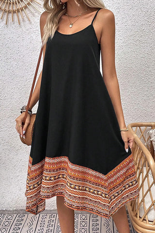Irregular Ethnic style Casual Mini Dress