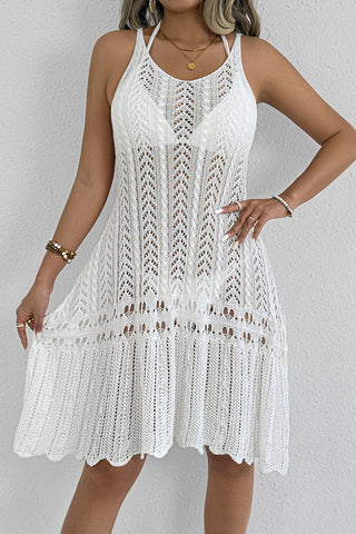 Fashion Hollow Sexy Solid Color Swimsuits Cover Up