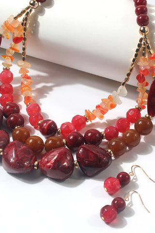 Fashion Layered Colorful Necklace