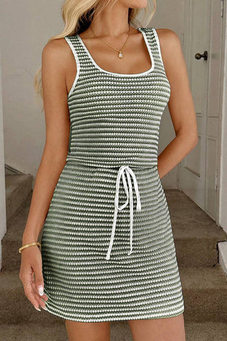 Fashion Knitting Sleeveless Casual Dress