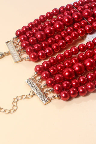 Fashion Layered Solid Short Necklace