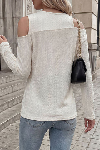 Fashion Round Neck Hot Long Sleeve Casual Tops