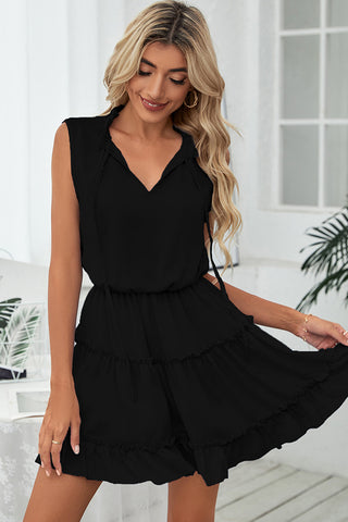 Fashion Solid Color V Neck Casual Dress Beachsissi Fashion Solid Color V Neck Casual Dress Beachsissi