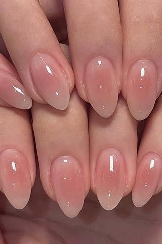 Fashion Simple Blush Press-on Nails