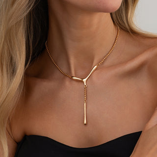 Fashion Minimalist Y-shaped Pendant Necklace