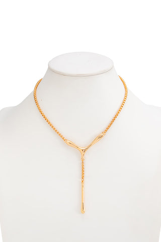 Fashion Minimalist Y-shaped Pendant Necklace