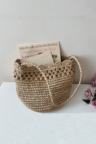 Fashion Women Hollow Design Weave Bag