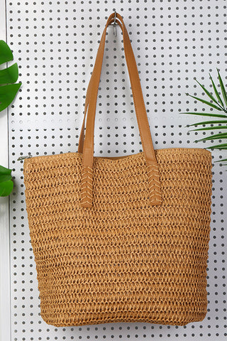 Fashion Resort Women Weave Handbag