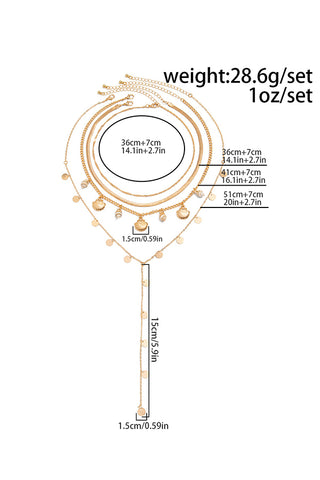 Fashion Seashells Conches Layered Necklace