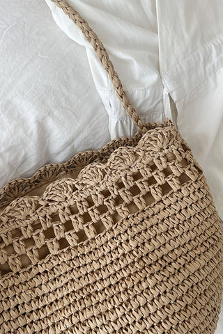 Fashion Women Hollow Design Weave Bag
