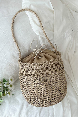 Fashion Women Hollow Design Weave Bag