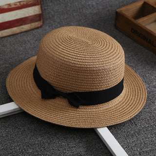 Fashion Retro Color Block Weave Hats