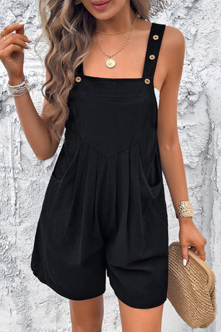 Solid Color Loose Style Rompers