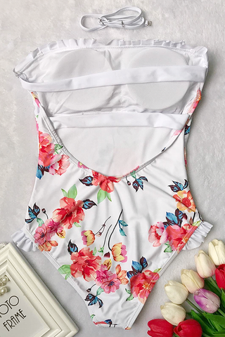 Beachsissi Heather Floral One Piece Swimsuit