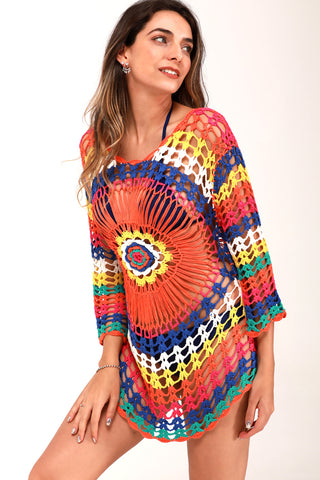 Colorful Sun Protection Cover Up